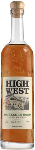 High West Straight Rye Bottled In Bond