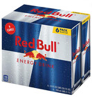 Red Bull Regular 6pk Cans