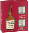 Maker's Mark Bourbon W/snowflake Glasses (Holiday)