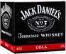 Jack Daniel's & Cola 4pk Cans