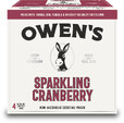 Owen's Sparkling Cranberry 4pk Cans