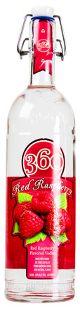 360 Red Raspberry Flavored Vodka