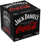 Jack Daniel's & Coca Cola 4pk Cans